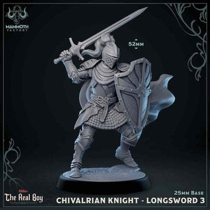 Chivalrian Knight with Longsword 3 (Paladin)