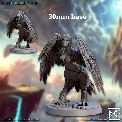 Cliff Harpy: Sculpt F