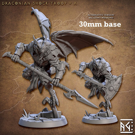 Draconian Shock Troop: Sculpt A (Male Dragonborn Soldier)
