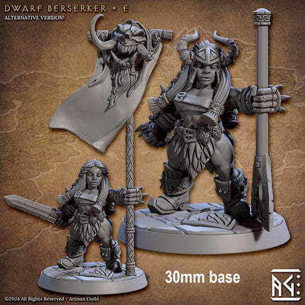 Dwarf Berserker (Base Sculpt E)