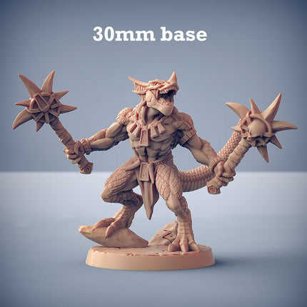 Goldmaw Lizard: Sculpt D (Male Lizardfolk Warrior)