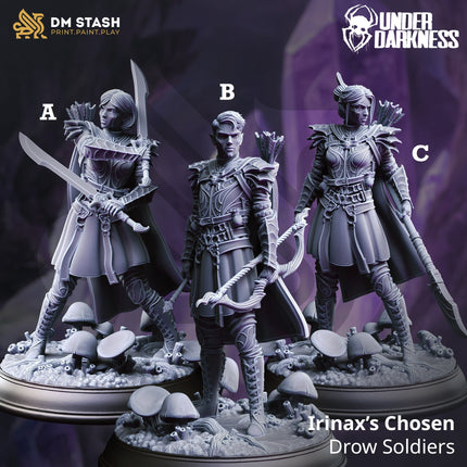 Irinax’s Chosen, Drow Soldiers