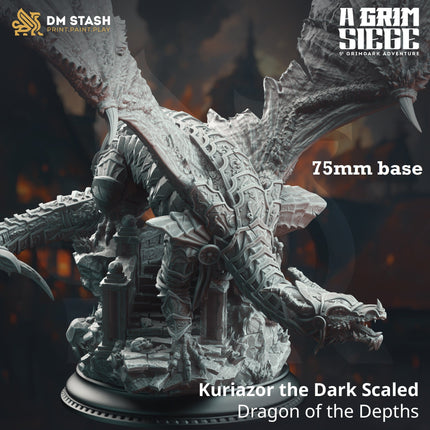 Kuriazor the Dark Scaled, Dragon of the Depths