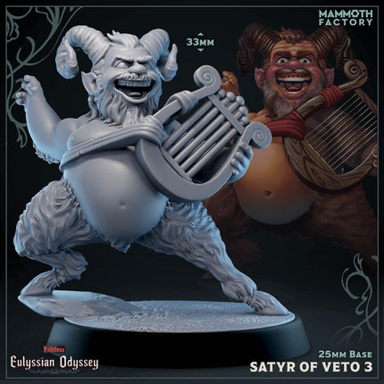 Satyr of Veto: Sculpt 3 (Male Satyr Bard)