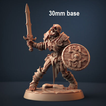 Skutagaard Draugr Skeleton Warrior: Base Sculpt A