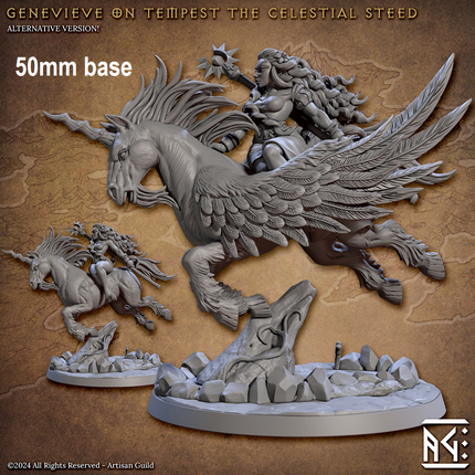 Tempest the Celestial Steed (With or Without Rider)