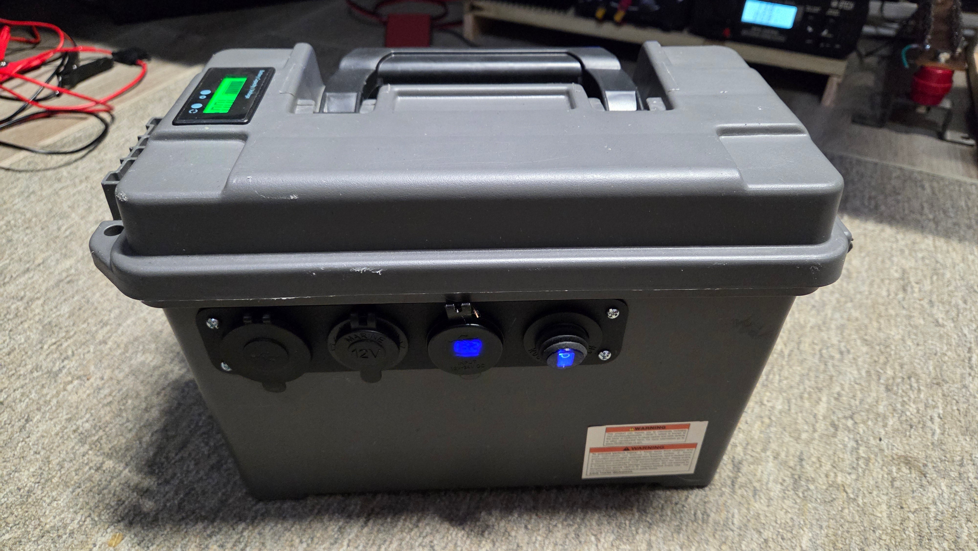 Building a LiFePO4 Field Battery for POTA — My 32Ah Ammo Can Build