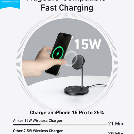 Anker MagGo Wireless Charger (2-in-1 Stand) BOA