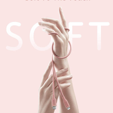 Anker <b>641</b> USB-C to Lightning Cable (Flow, 3 ft Silicone)