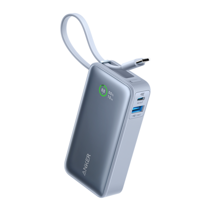 Anker Nano Power Bank (30W, Built-In USB-C Cable)