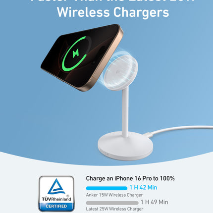 Anker MagGo Wireless Charger (Stand) with Adapter and Cable BOA