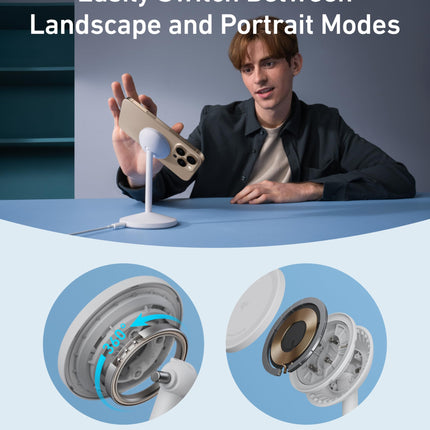 Anker MagGo Wireless Charger (Stand) with Adapter and Cable BOA