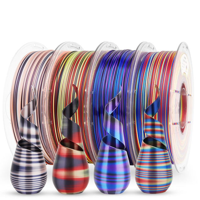 PLA Silk S-Series Variety Pack (4x1kg) - 1.75MM