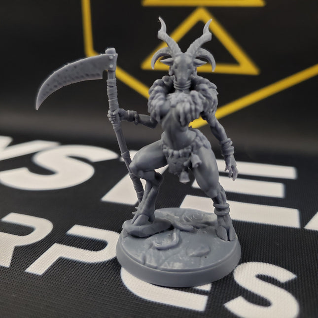 Kzara, Gobor Priestess (Female Capra Cleric)