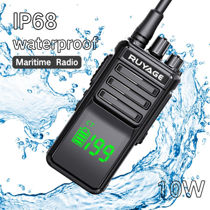 RUYAGE T30 10W IP68 Waterproof Analog Walkie Talkie Long Range