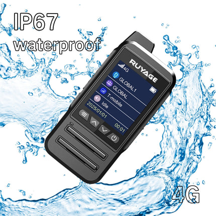 RUYAGE IP67 Waterproof 4G LTE PoC Radio Long Range Walkie Talkie