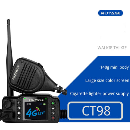 RUYAGE 4G LTE Mobile PoC Radio Long Range Vehicle Walkie Talkie
