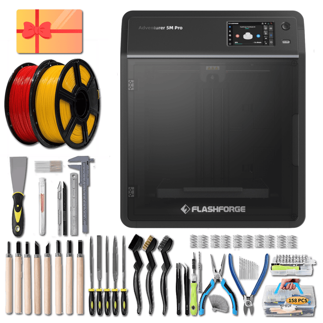 FlashForge Adventurer 5M Pro 3D Printer Maker Bundle