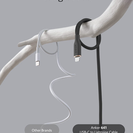 Anker <b>641</b> USB-C to Lightning Cable (Flow, Silicone)