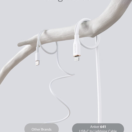 Anker <b>641</b> USB-C to Lightning Cable (Flow, Silicone)