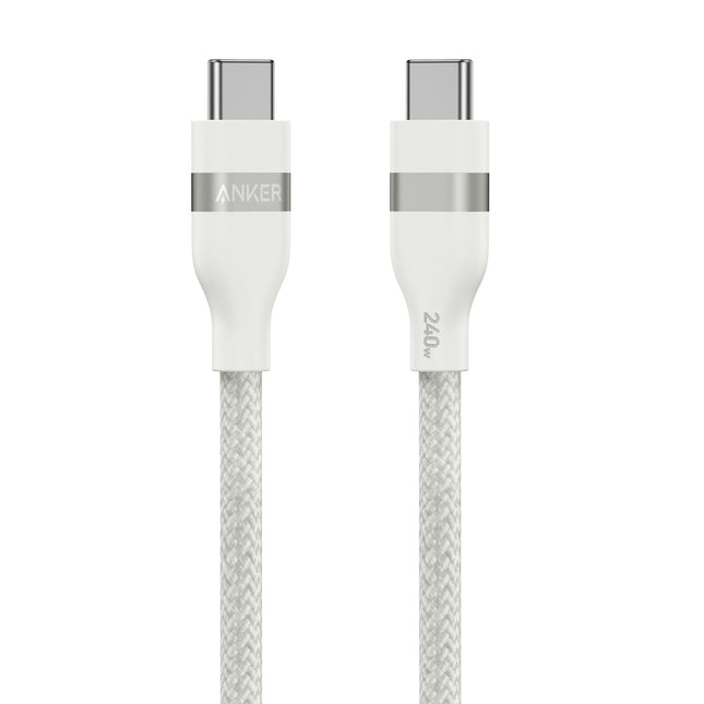 Anker USB-C to USB-C Cable (3 ft / 6 ft, 240W, Upcycled-Braided)