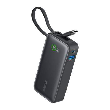 Anker Nano Power Bank (30W, Built-In USB-C Cable)