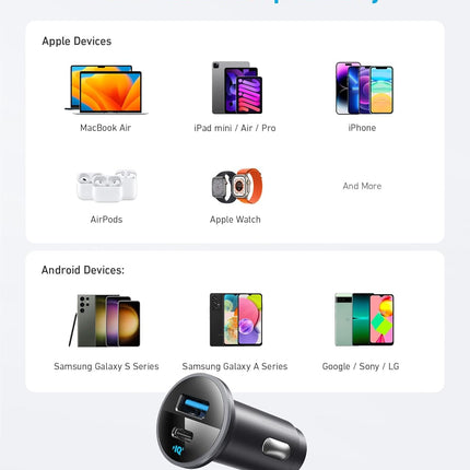 Anker <b>323</b> Car Charger (52.5W)