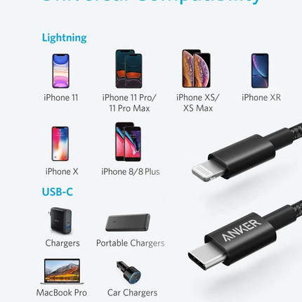 Anker <b>331</b> USB-C to Lightning Cable