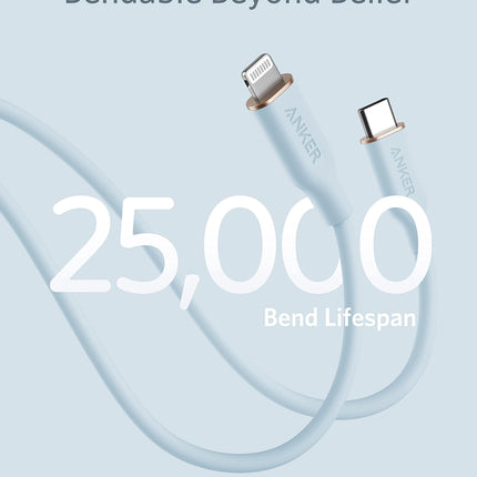 Anker <b>641</b> USB-C to Lightning Cable (Flow, Silicone)