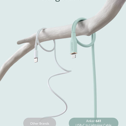 Anker <b>641</b> USB-C to Lightning Cable (Flow, Silicone)