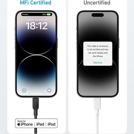 Anker <b>310</b> USB-C to Lightning Cable (6 ft, 2-Pack)