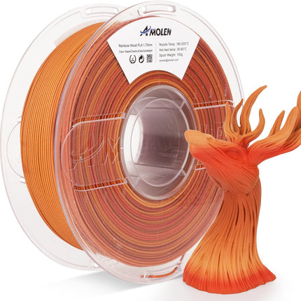 PLA Wood 1.75mm, 1KG/2.2LB