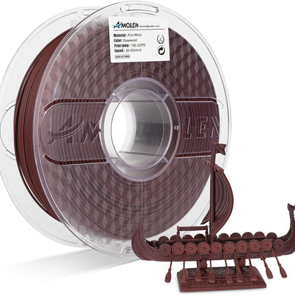 PLA Wood 1.75mm, 1KG/2.2LB