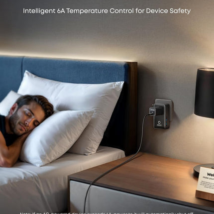 Anker Nano Travel Adapter (5-in-1, 20W, 1-Pack)