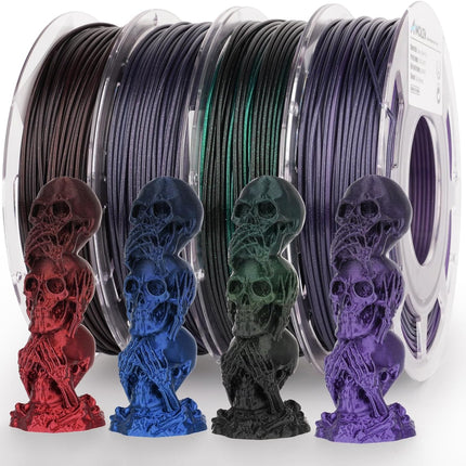 PLA Silk Shiny Gradient Variety Pack (4x200g) - 1.75MM