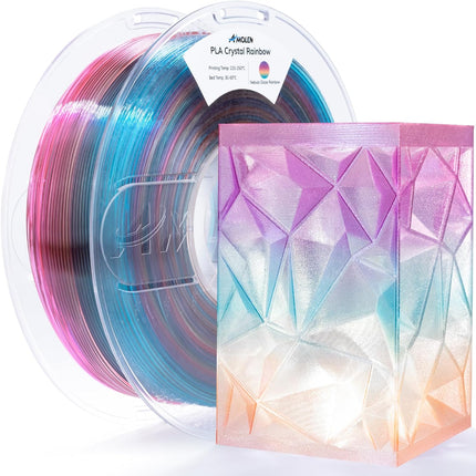PLA Crystal-Transparent 1.75mm, 1KG/2.2LB