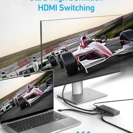 Anker HDMI Switch (4 in 1 Out, 4K HDMI)