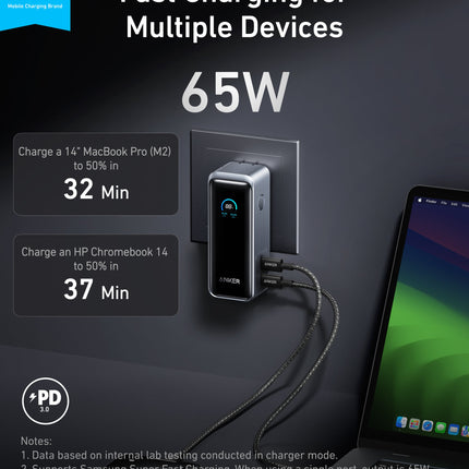 Anker Prime Power Bank (9.6K, 65W, Fusion)