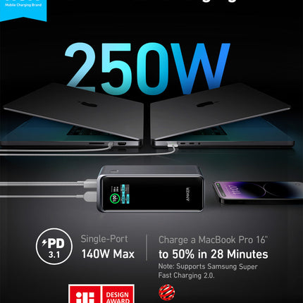 Anker Prime Power Bank (27K, 250W)