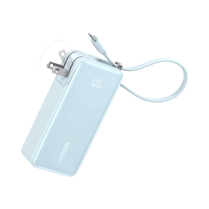 Anker Power Bank (10K, Fusion, Built-In Cable)