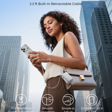 Anker Nano Power Bank (10K, 45W, Built-In Retractable USB-C Cable)