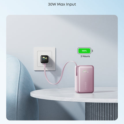 Anker Nano Power Bank (10K, 45W, Built-In Retractable USB-C Cable)