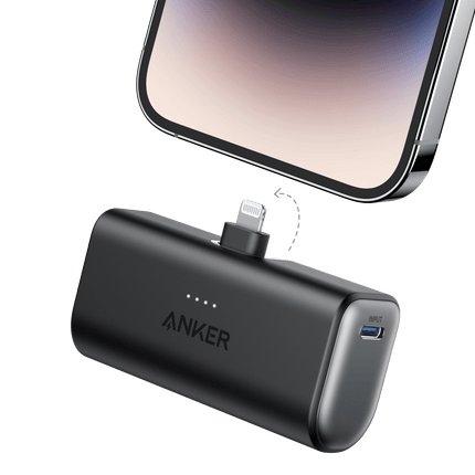 Anker Nano Power Bank (12W, Built-In Lightning Connector)