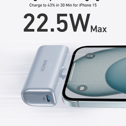 Anker Nano Power Bank (22.5W, Built-In USB-C Connector)