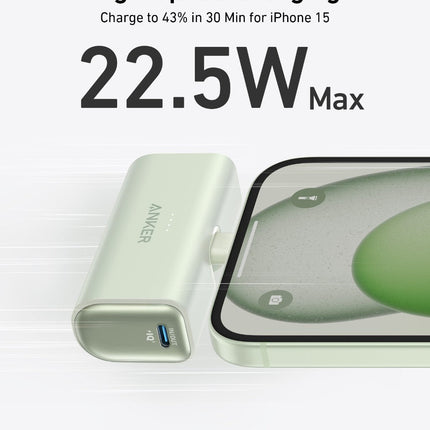 Anker Nano Power Bank (22.5W, Built-In USB-C Connector)