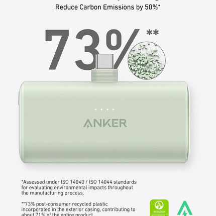 Anker Nano Power Bank (22.5W, Built-In USB-C Connector)