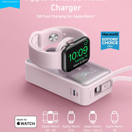Anker MagGo Power Bank (10K, 35W, For Apple Watch)