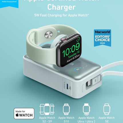 Anker MagGo Power Bank (10K, 35W, For Apple Watch)