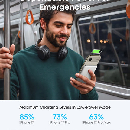 Anker Nano Power Bank (5K, MagGo, Slim)