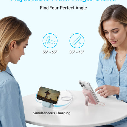 Anker Zolo Magnetic Power Bank (10K, 30W, Built-in USB-C Cable)